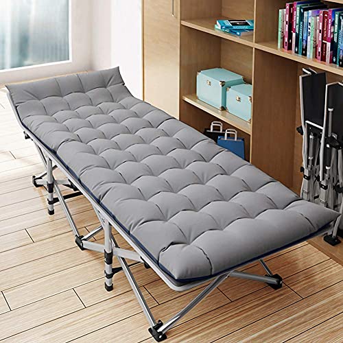 LILYPELLE Folding Camping Cot, Extra Wide Heavy Duty with Carry Bag Z15817