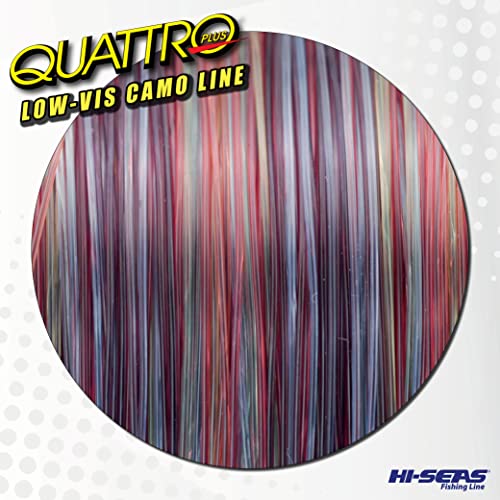 HI-SEAS Quattro Monofilament Fishing Line 4 Color Camo Saltwater Z444032