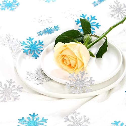 White-Gold Christmas Tree Star Confetti 300pcs Party Decoration N454