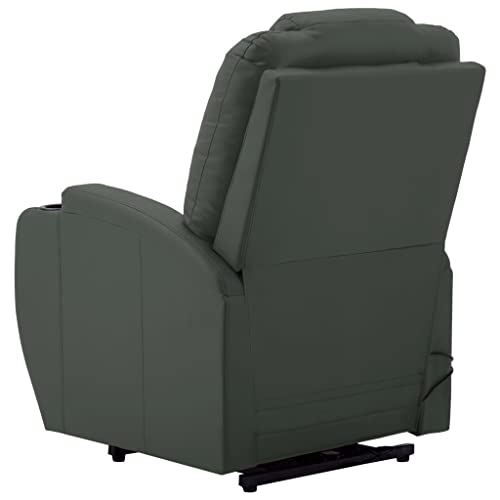 vidaXL Electric Power Lift Massage Chair with Vibration, Black Faux Leather N279187
