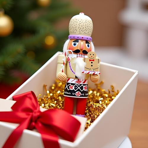 Gingerbread Nutcracker Figure 14 Inch Christmas Wooden Decor K36734