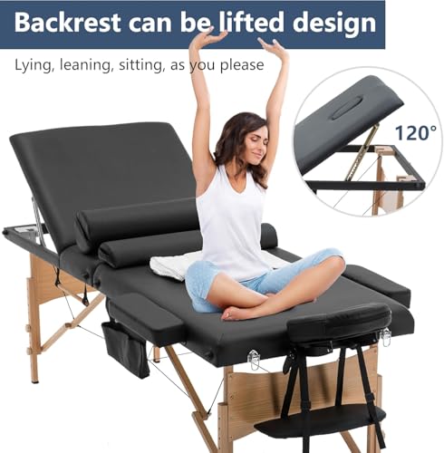PayLessHere Massage Bed Portable Folding Spa Table with Non-Woven Bag P611882