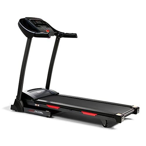 Sunny Health & Fitness Folding Incline Treadmill with Pulse Sensors A924