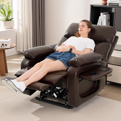 Dual Motor Power Lift Recliner Chair with Heat & Massage, Beige G98490