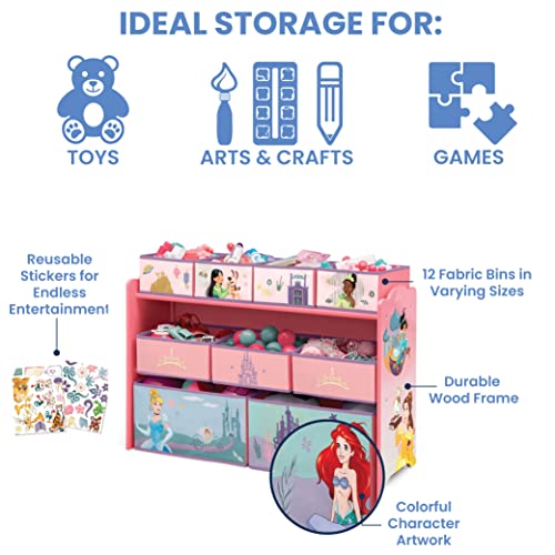 Delta Children Disney Minnie Mouse Deluxe 9 Bin Toy Organizer J9866