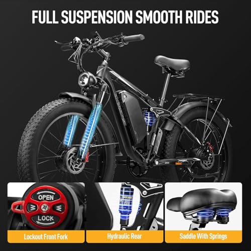 Dual Motor Electric Bike 3000W 23AH for Adults UL Certified L426