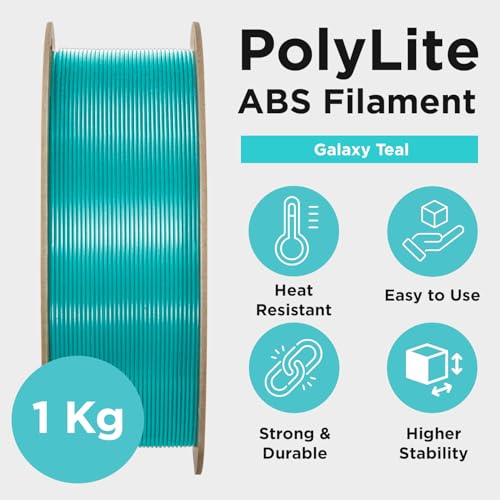 Polymaker PolyLite ABS Filament 1.75mm Black, 1kg F638424