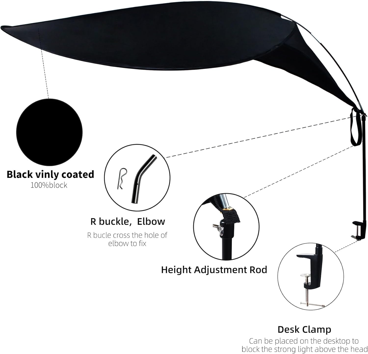 47" Round Office Light Cover and Desk Shade Y48395