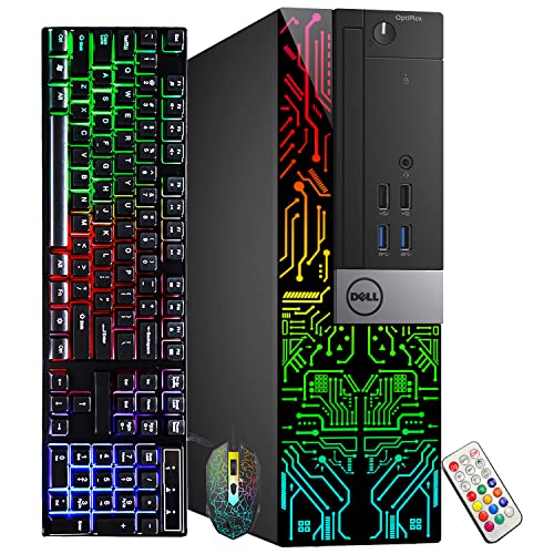 Dell OptiPlex 5050 Desktop with 24 inch Monitor, 16GB RAM, 512GB SSD, i5-6500, Windows 10 Pro (Renewed) L137