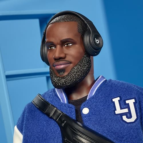 Barbie Signature Lebron James Kenbassadors Doll with Varsity Jacket & Accessories H1354