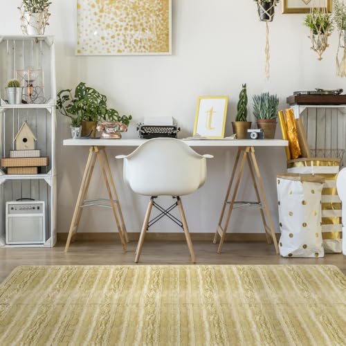 Sorbus Wood Grain EVA Interlocking Floor Mats with Borders J287