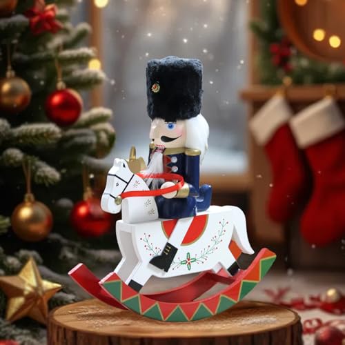 Wooden Nutcracker Soldier Tabletop Christmas Decoration A9504