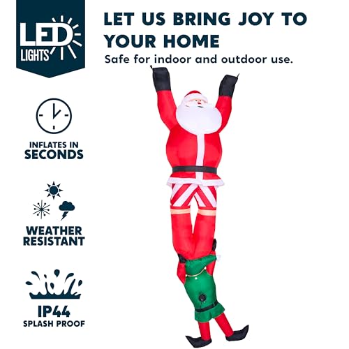 Joiedomi 8 FT Hanging Christmas Inflatables Decoration with LED Z259951