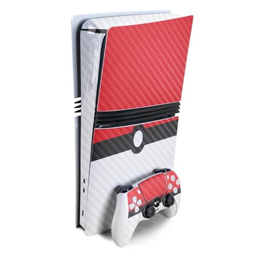 MightySkins Carbon Fiber Gaming Skin for PS5 Digital Edition Disc Drive - Black Camo S1804