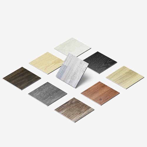 ATOPOSE Peel and Stick Vinyl Flooring 36pcs 6"×36" Wood Effect Waterproof D74600