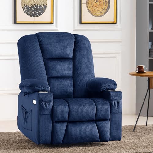 MCombo Small Power Lift Recliner Chair with Massage and Heat, Brown N356790