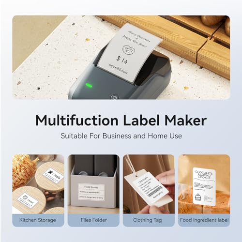 NIIMBOT B1 Label Maker, 2 Inch Bluetooth Thermal Label Printer N79312