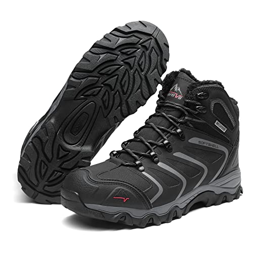 NORTIV 8 Men's Waterproof Ankle High Hiking Boots D984
