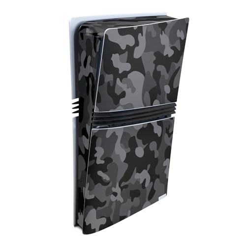 MightySkins Carbon Fiber Gaming Skin for PS5 Digital Edition Disc Drive - Black Camo S1804