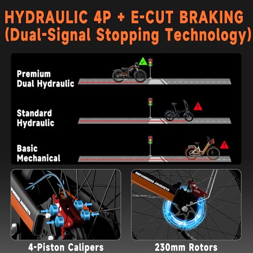 Electric Bike for Adults 3000W Dual Motor 52V 23AH 26" Fat Tire Full Suspension P909