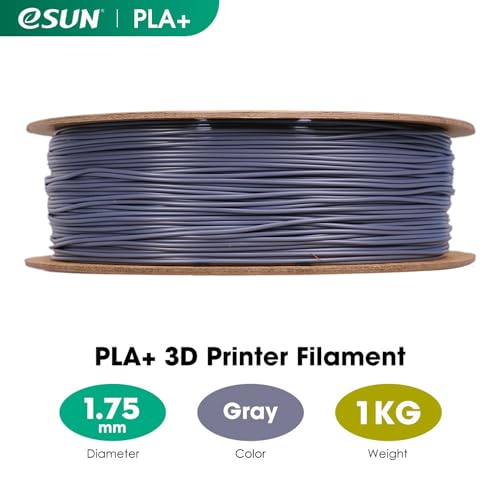 eSUN PLA+ Filament 1.75mm 3D Printer Filament, 1KG Spool, Fire Engine Red Q357