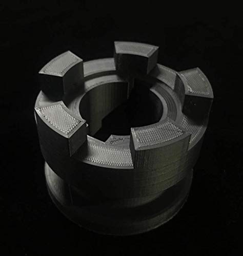 FLASHFORGE PLA Filament 1.75mm Burnt Titanium, Color Changeable 3D Printer Filament 1kg T433110