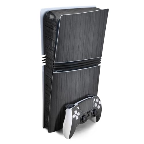 MightySkins Carbon Fiber Gaming Skin for PS5 Digital Edition Disc Drive - Black Camo S1804