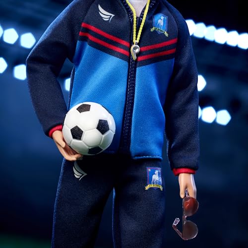Barbie Signature Fashion Doll Ted Lasso Blue Tracksuit AFC Richmond Logo Y67517