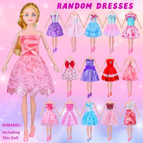 342 Pcs Doll Clothes and Accessories Playset for Girls G903