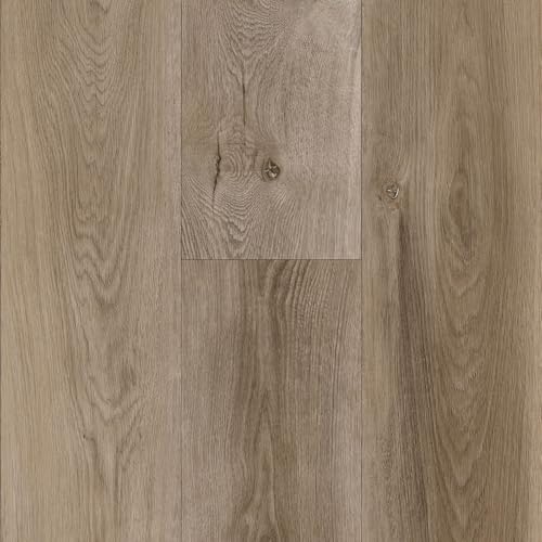 Interlocking Luxury Vinyl Flooring Wood-Look Planks SPC Rigid Core Waterproof Hickory Q852539