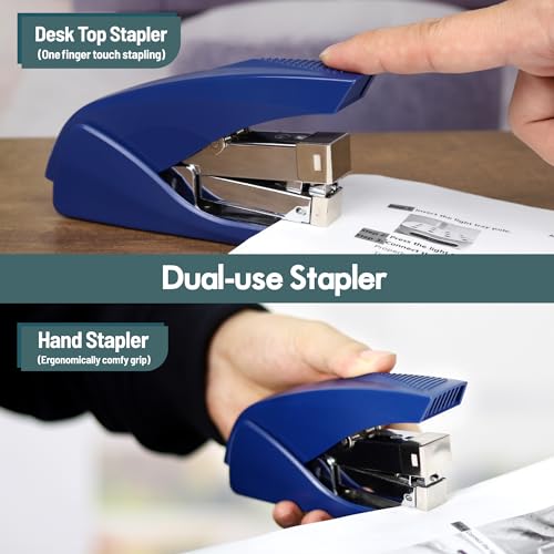 AFMAT Effortless Stapler for Desk, 50 Sheet Capacity, Green B5723