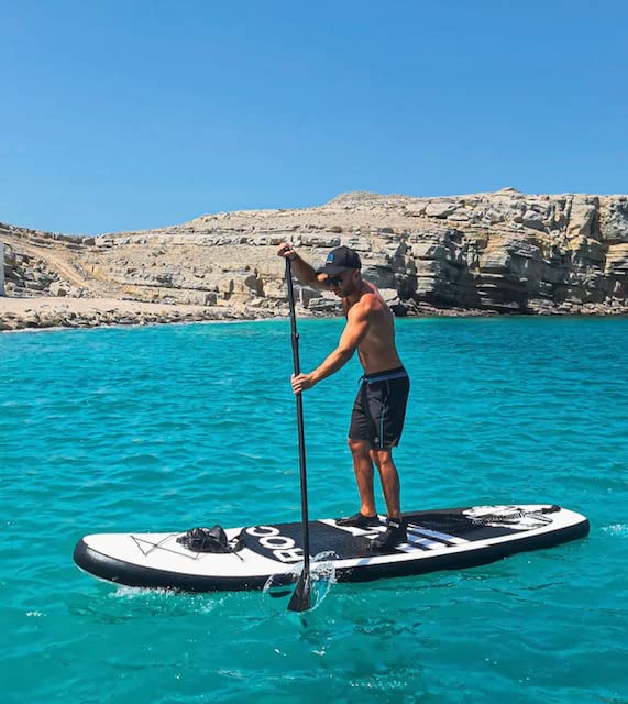 Roc Inflatable Stand Up Paddle Board with Premium Accessories, Wide Non-Slip Deck A34223