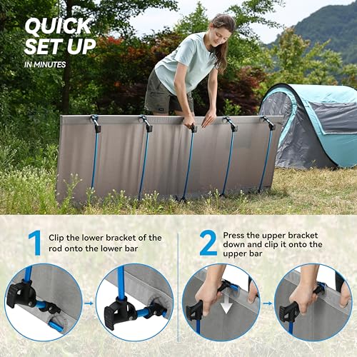 MARCHWAY Ultralight Folding Tent Camping Cot Bed, Portable for Outdoor Travel S705918