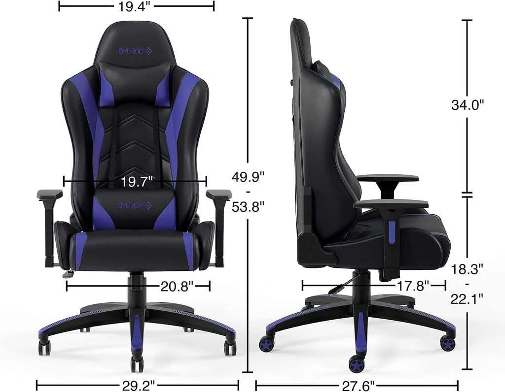 STAPLES Vartan Gaming Chair Blue B524871