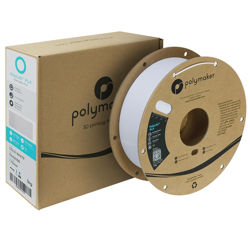 Polymaker PolyLite PLA Filament 1.75mm 1kg Black H626