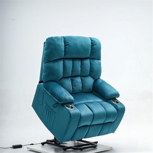 Lift Chair Recliner with Massage and Heat, Heavy Duty for Seniors, Brown V12888