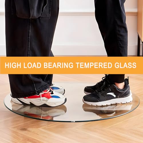 60" Round Tempered Glass Table Top for Dining or Patio Z694227