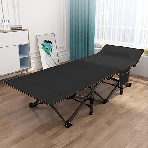LILYPELLE Folding Camping Cot, Extra Wide Heavy Duty with Carry Bag Z15817