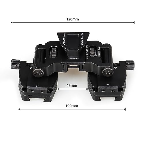 PVS-14 Light Weight Dual Tube Mounting System Night Vision Adapter Black J6987