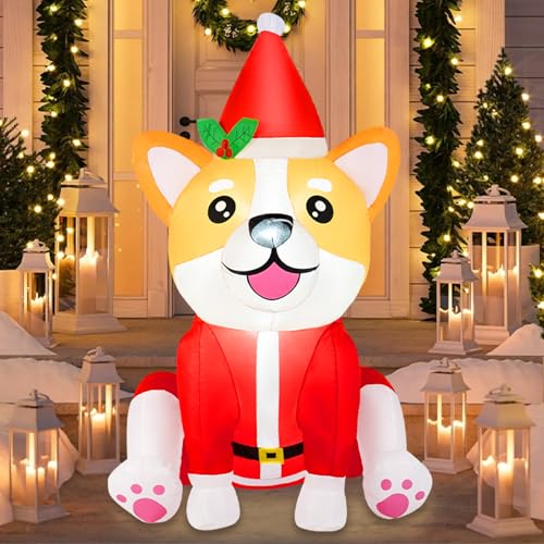 B&D 12FT Giant Christmas Inflatables Snowman Outdoor Decorations with Rotating LED Lights B36000