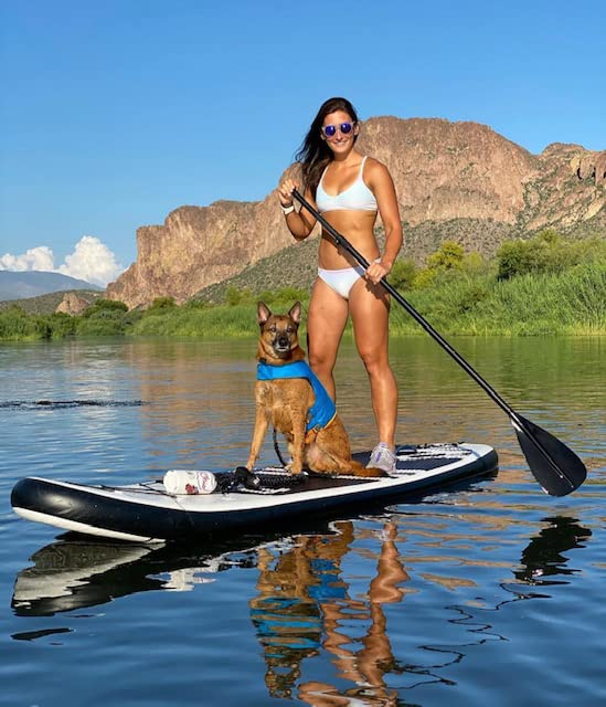 Roc Inflatable Stand Up Paddle Board with Premium Accessories, Wide Non-Slip Deck A34223