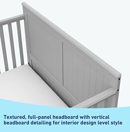Graco Hadley 5-in-1 Convertible Crib with Drawer (White) M674