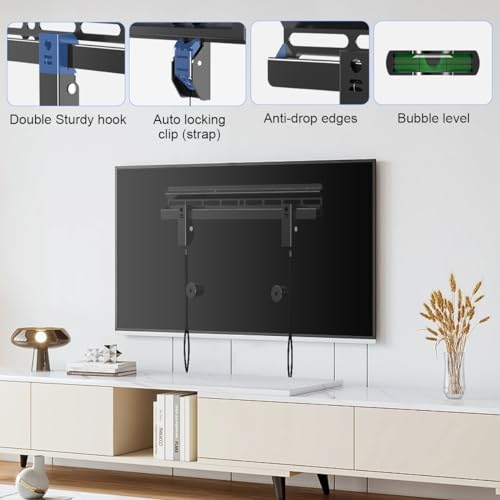 Suptek Studless TV Wall Mount for 23-60 Inch TVs up to 99 lbs, VESA 400x400mm Y6132