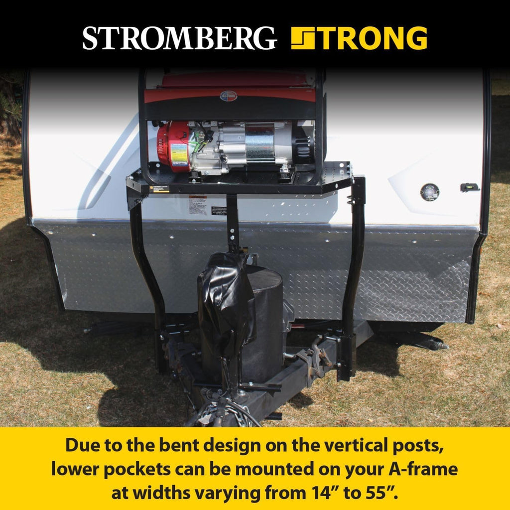 Stromberg Carlson CC-255 A-Frame Trailer Tray Cargo Carrier, Black M2274