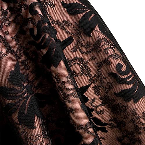 Feancey Goth Dress for Women Retro Steampunk Medieval Punk N245