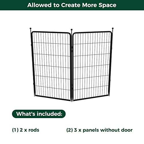 FXW Rollick Dog Playpen 32 Inch 16 Panels for Small and Medium Dogs E405995
