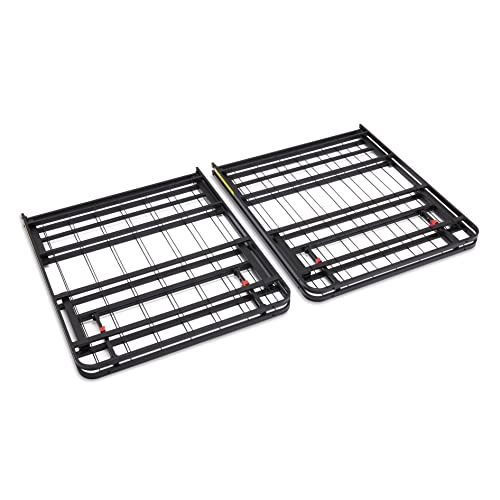 Amazon Basics Foldable Metal Bed Frame with Storage, Full Size, Black A770