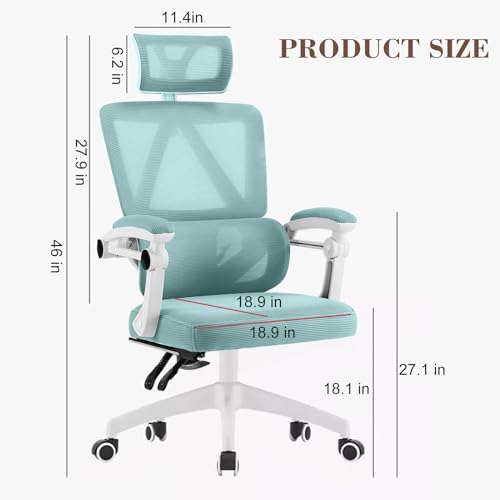Ergonomic High Back Mesh Office Chair with Lumbar Support C196