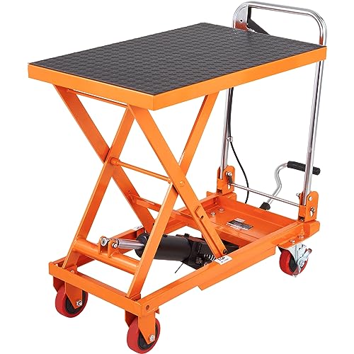 VEVOR Electric Lift Table 330 lbs Capacity, Height Adjustable, Black Y3219