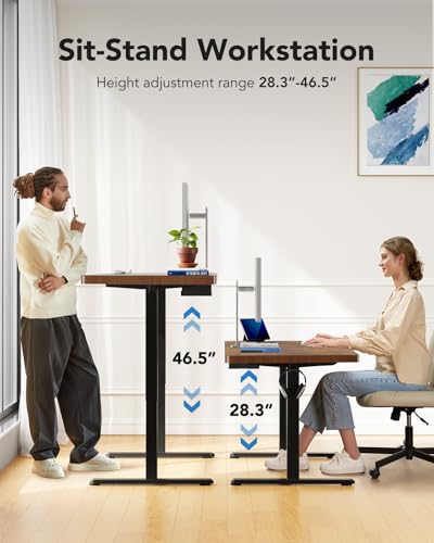 HUANUO Electric Standing Desk 71 x 35 inch Height Adjustable Sit Stand Desk H24537